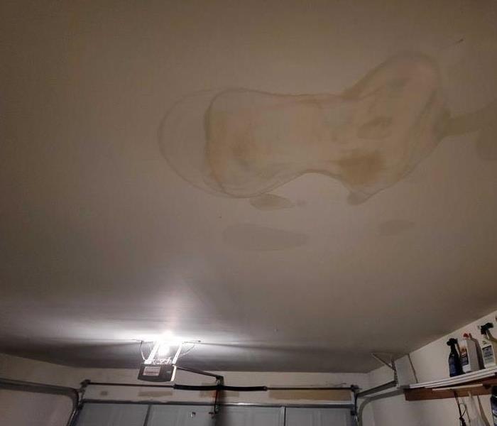 Affected Garage Ceiling 